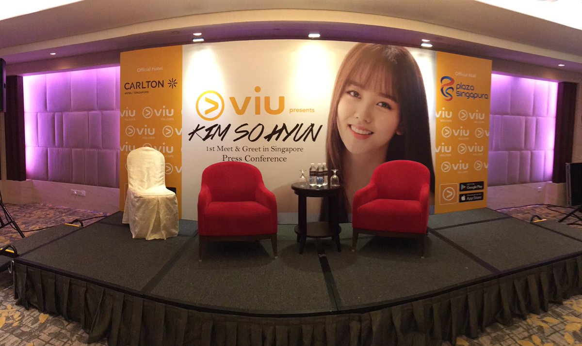 ViuSG's tweet photo. We're bringing you live updates straight from Kim So Hyun's 1st Meet &amp; Greet Conference so stay tuned! #ViuKimSoHyun https://t.co/o3w1Q0JjCM