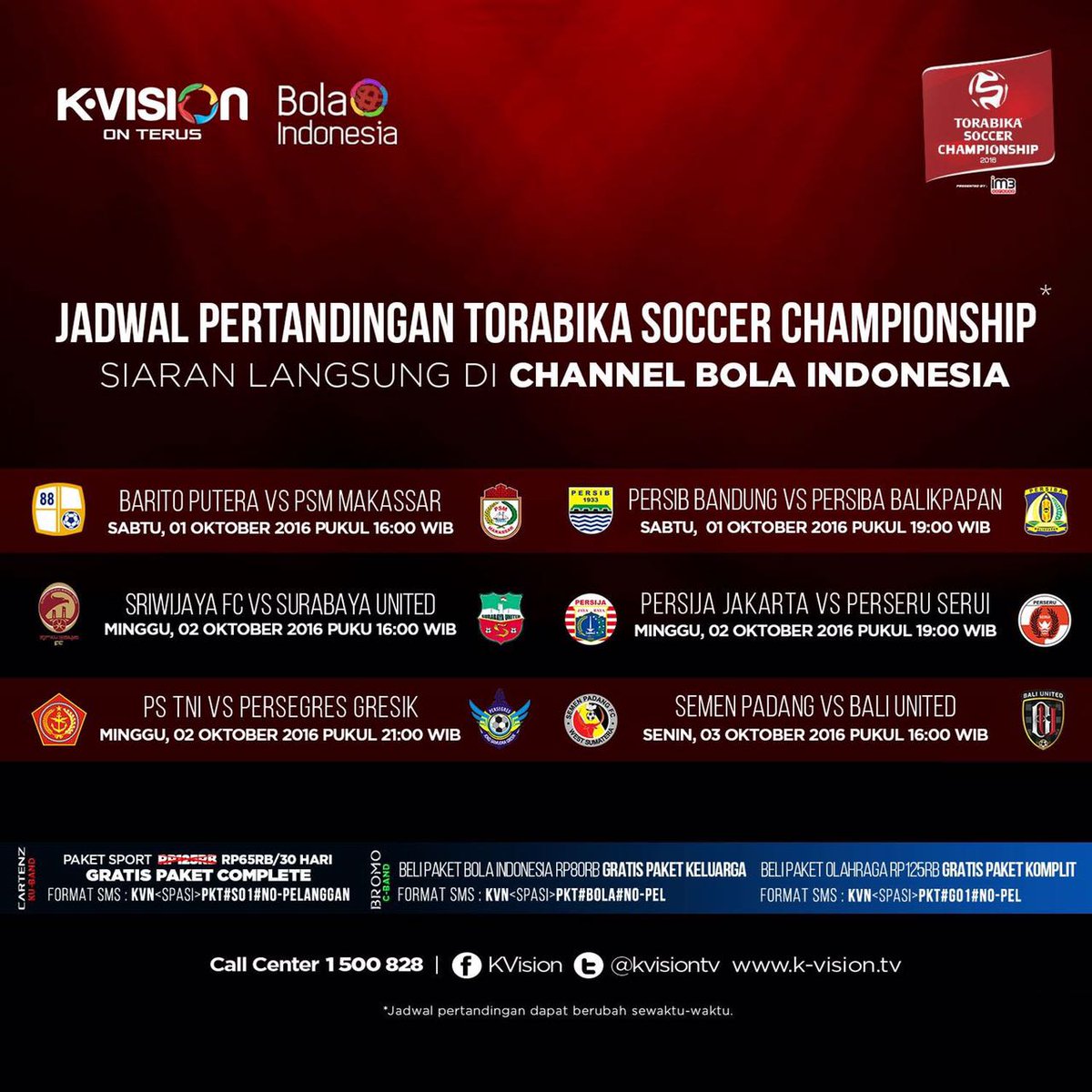 ON_kvision's tweet photo. Awal bulan, langsung disajikan yang seru-seru..jangan sampai lupa mengaktifkan paketnya yaah #OnTerus https://t.co/mYRLJ4Sn5I