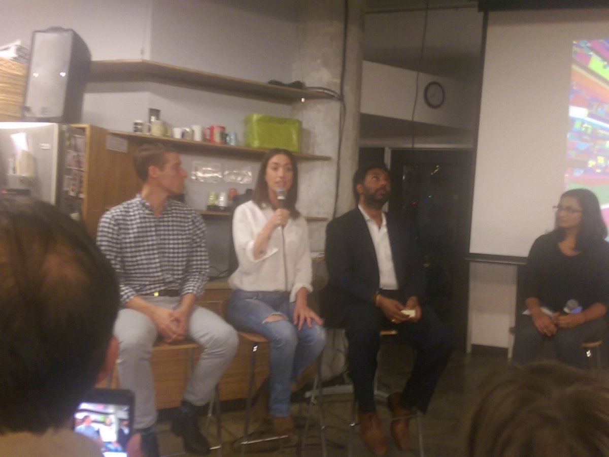 dr_pugh's tweet photo. "It's about moving the needle from profits to purpose." Leah Filler of @LavaMae at #ImpactSF https://t.co/Pd4ia6QCo0