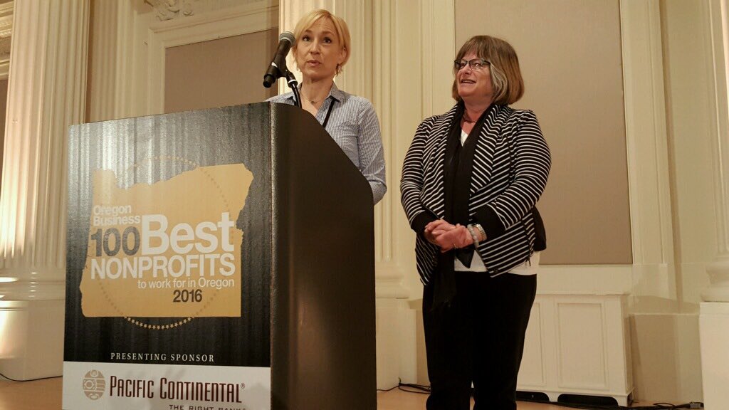 EmilyKLeach's tweet photo. Congratulations to the team at Bonneville Environmental Foundation on #1 Nonprofit to Work for in Oregon #100ORBest @FishmanVal https://t.co/uZl8LF3emT