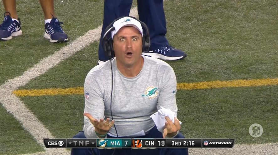 SportsSpeech's tweet photo. This sums up #TNF 

@ajgreen_18 with 10,173, 1 TD

@MiamiDolphins can't put a drive together

22-7 Cincy https://t.co/GWLdljXBSQ