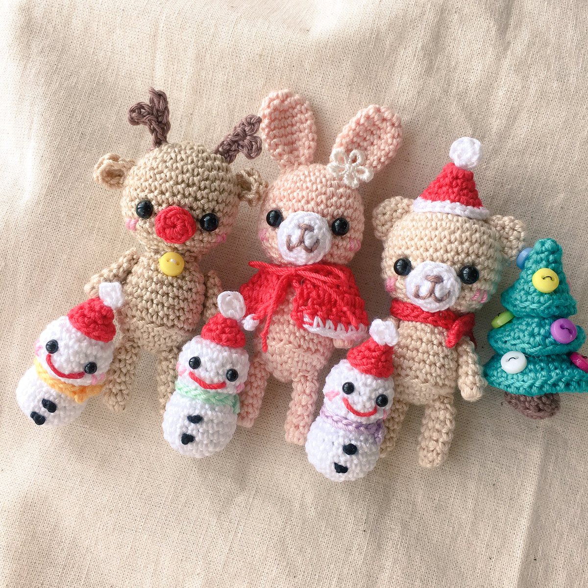 あみぐるみでほっこりクリスマス 雪だるまやリースを作っちゃお Handful ハンドフル