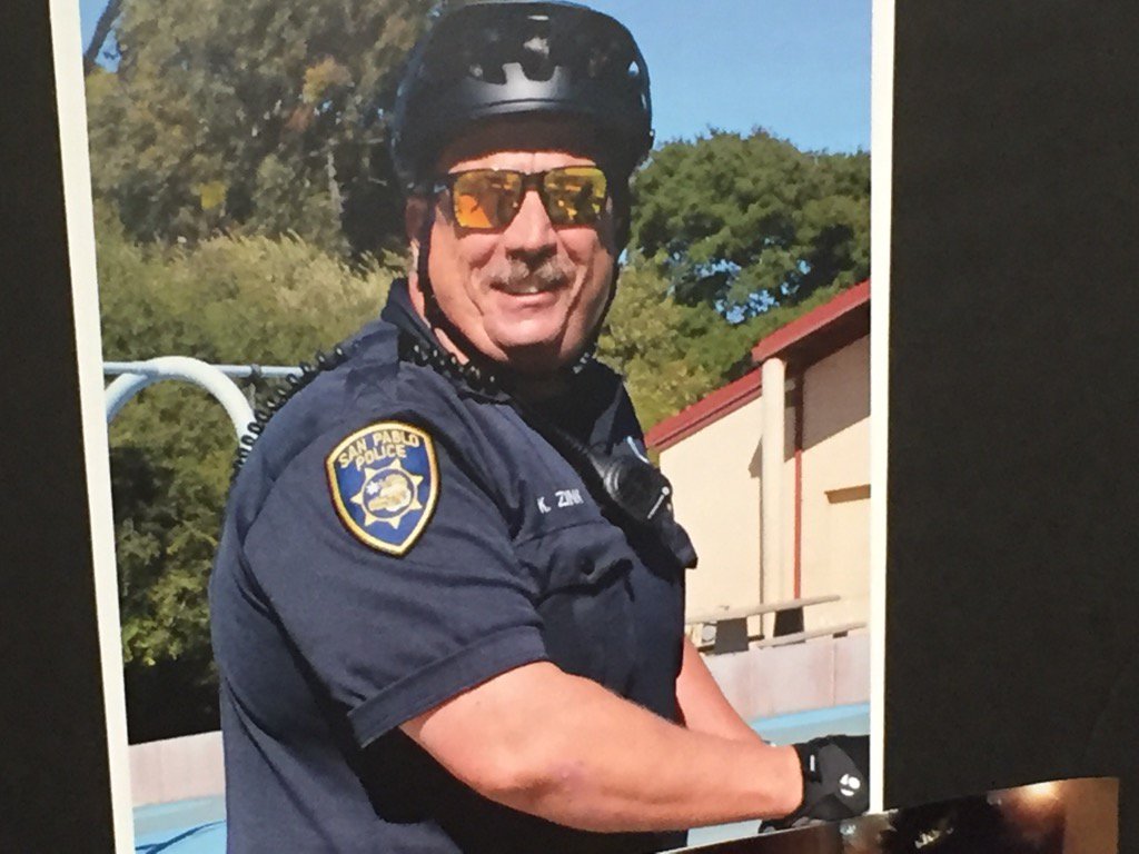 RIPZink @SanPabloPolice officer died in crash on his way to work this morning.