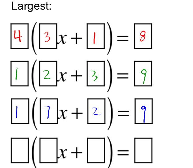 ling_stephanie's tweet photo. Day32: inspired by @openmiddle, my colleague #mrsperry created this great problem. #tobecontinued #numbersense #teach180 https://t.co/7W33xc7t87