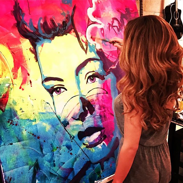 BrittneyPalmer's tweet photo. I Remember Faces #workinprogress #billieholiday #palmerstudios @artistscornergallery https://t.co/0s5NahLYA4 https://t.co/FoDqMParmb