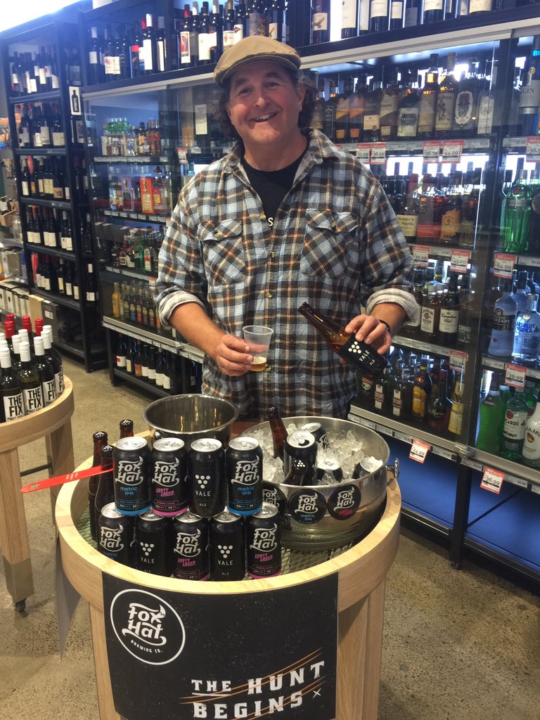 PrahranGrocer's tweet photo. Come in to #PrahranGrocer &amp; try some @ValeBrewing and @FoxHatBrewing from our mate Mick. #Prahran https://t.co/8KNNq5b3Ph