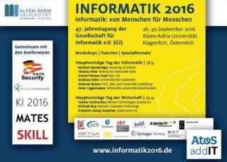 Informatik_2016's tweet image. INFORMATIK 2016: Abschluss informatik2016.aau.at/informatik-201…