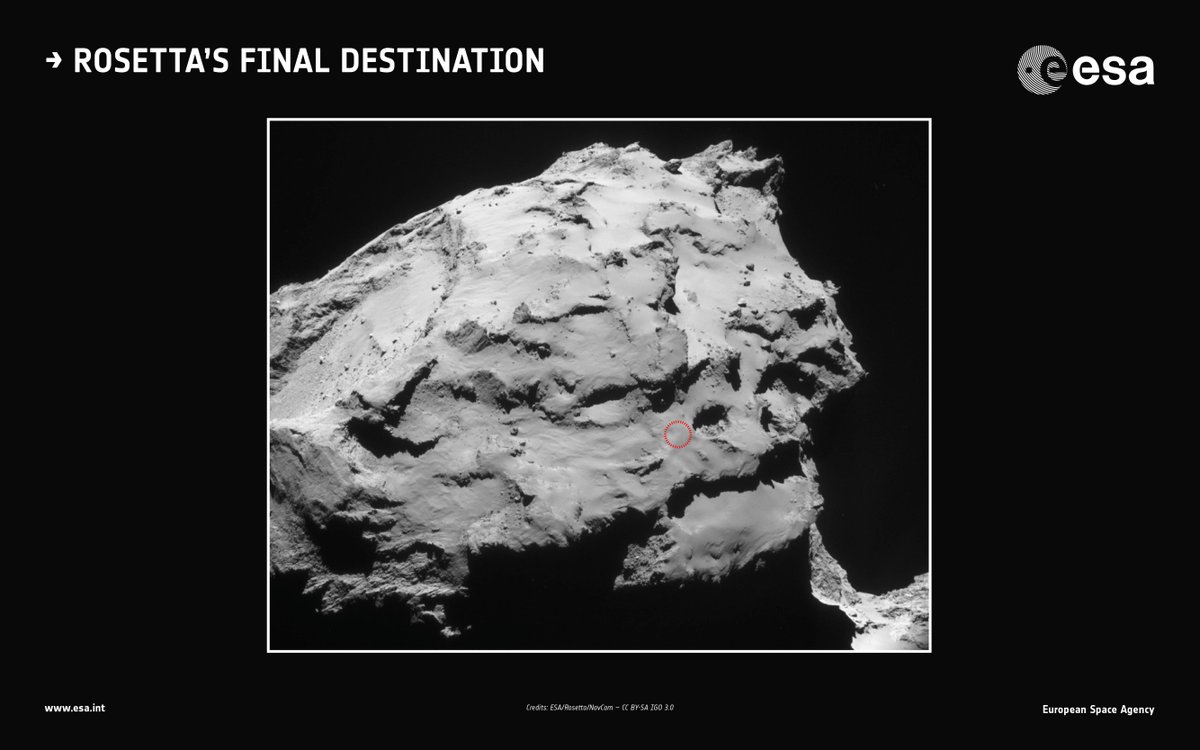 rowhoop's tweet photo. This is #Rosetta's final destination: the Ma'at region, named after the Egyptian goddess of truth and justice https://t.co/u5vbW2s7NN
