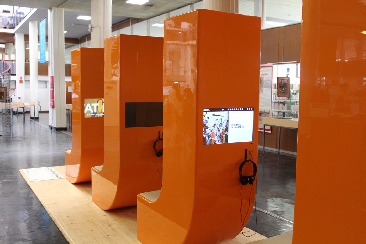 univpaulvalery's tweet photo. #Exposition interactive à la #BU #UPVM3 à l'occasion de l'hommage fait à #RamonLull "La Vérité ineffable" jusqu'au 5 octobre ! #Montpellier https://t.co/p9mc6fTrqp