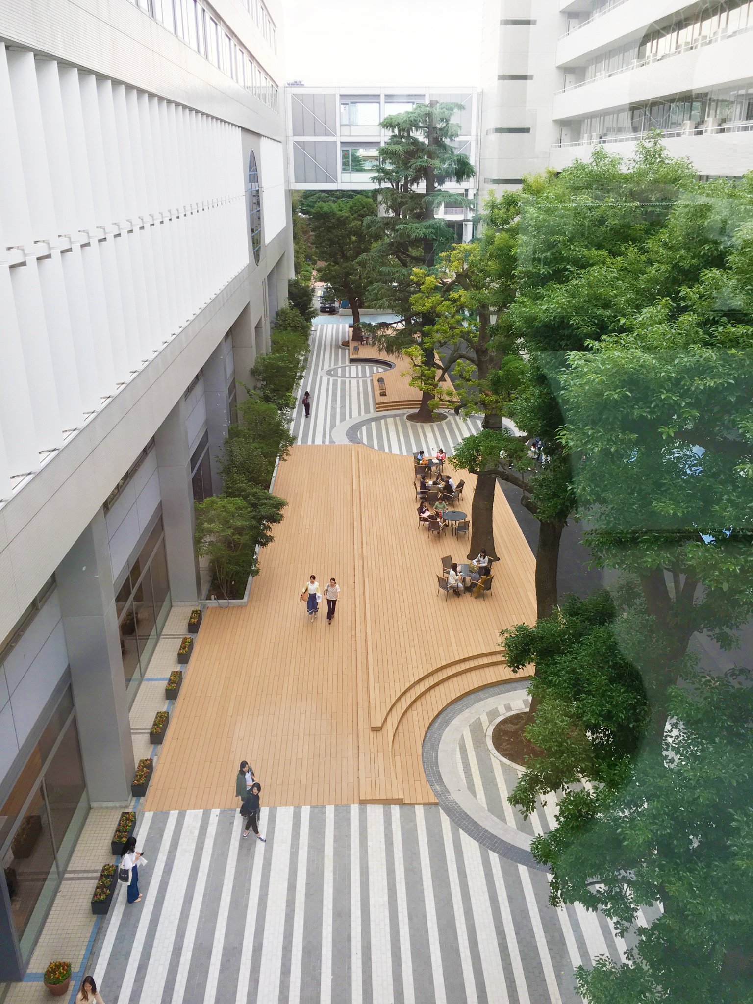 公式 昭和女子大学 プロムナードがリニューアル 大学1号館と80年館の間のプロムナードにご注目 新たにウッドデッキが誕生しました 明日から後期授業がスタート 久しぶりのキャンパスへおかえりなさい 公式 昭和女子大学 プロムナードがリニューアル 大学1号館と80年館の間のプロムナードにご注目 新たにウッドデッキが誕生しました 明日から後期授業がスタート 久しぶりのキャンパスへおかえりなさい