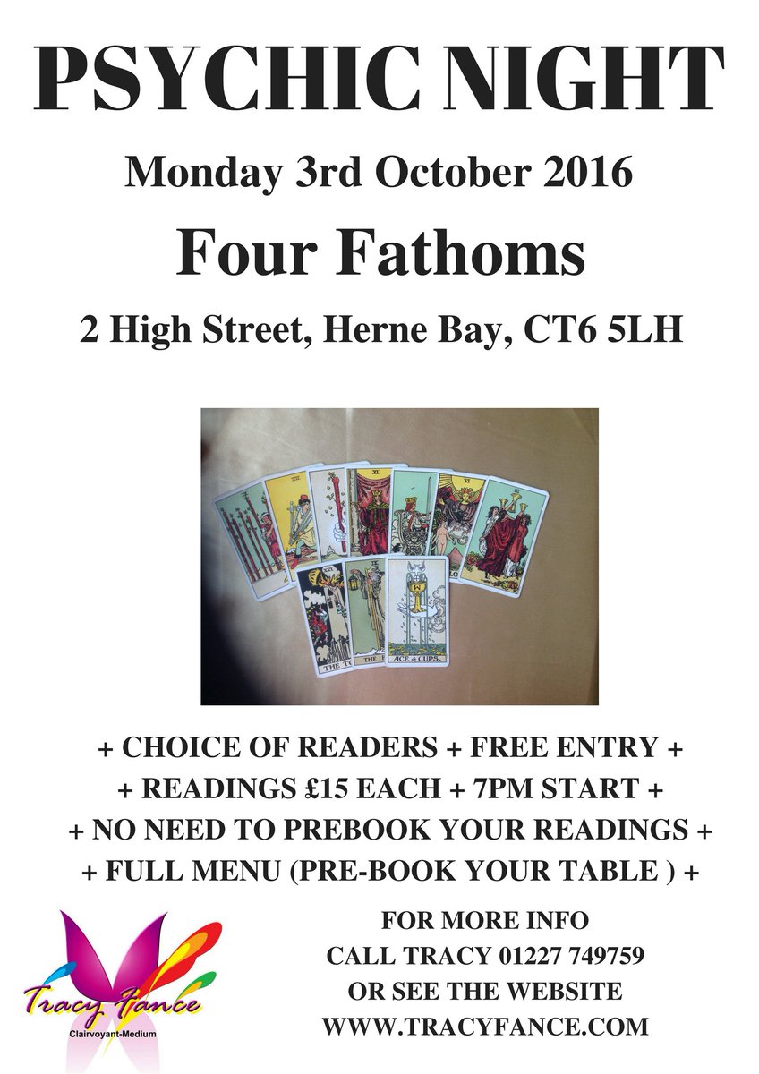 #psychicnight in #HerneBay check out <a href="/visithernebay/">Visit Herne Bay</a> &amp; stay for the evening