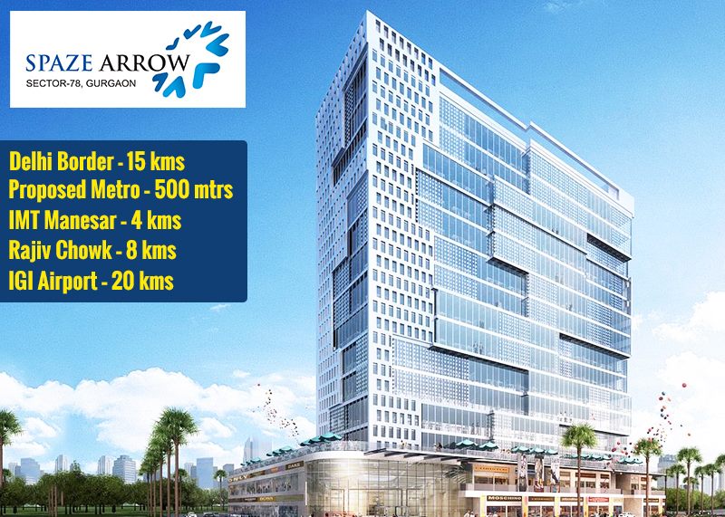 SpazeGroupIN's tweet photo. Spaze Arrow, Sector 78, GGN. Planned by leading Architects, offers Top end Hi Street Retail Shops, Business Offices and Entertainment Zone. https://t.co/i5mpyOxLVb