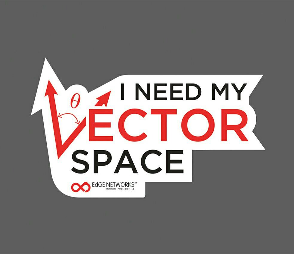 getedge_ai's tweet image. V r #MachineLearning fanatics &amp;amp; luv our #Vectorspace. If u r 1 2, let the world know w/ this sticker-Stall16 #EdGENetworks #techsparks2016