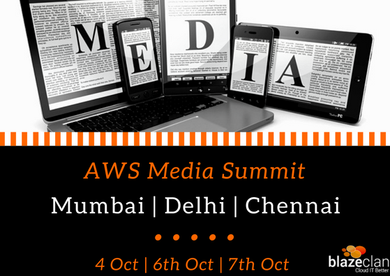 blazeclan_hq's tweet photo. Visit us at BlazeClan booth in #AWSMediaSummit & check our product #CloudStream designed 4 Media Industries on #AWS. https://t.co/wyyedbZIeC https://t.co/j4K0um71nP