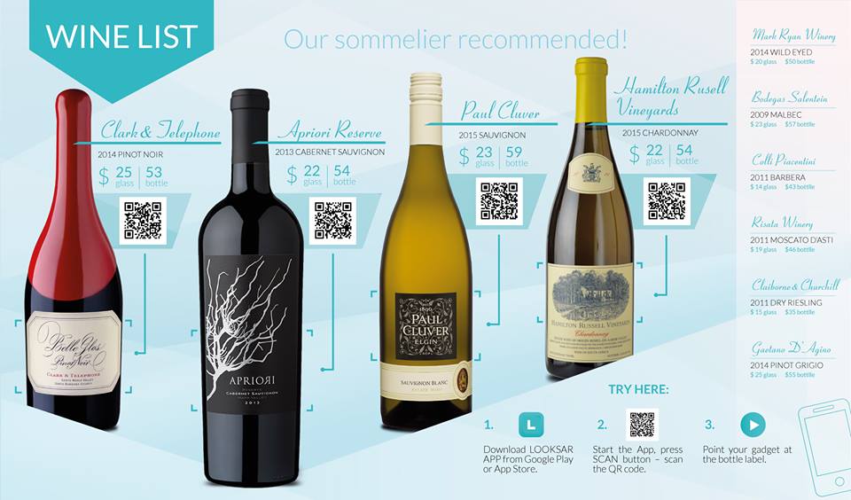 Looksar_'s tweet image. What an amazing augmented wine list we designed for our client! 
#augmentedreality #marketing #customerexperience #customerjourney #business