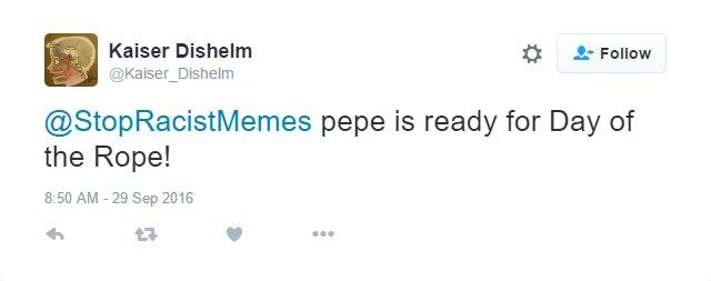 StopRacistMemes's tweet photo. #Exposed @Kaiser_Dishelm https://t.co/gsVq9naQj6