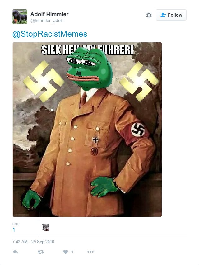 StopRacistMemes's tweet photo. #Exposed @himmler_adolf https://t.co/ruGEY97Y63