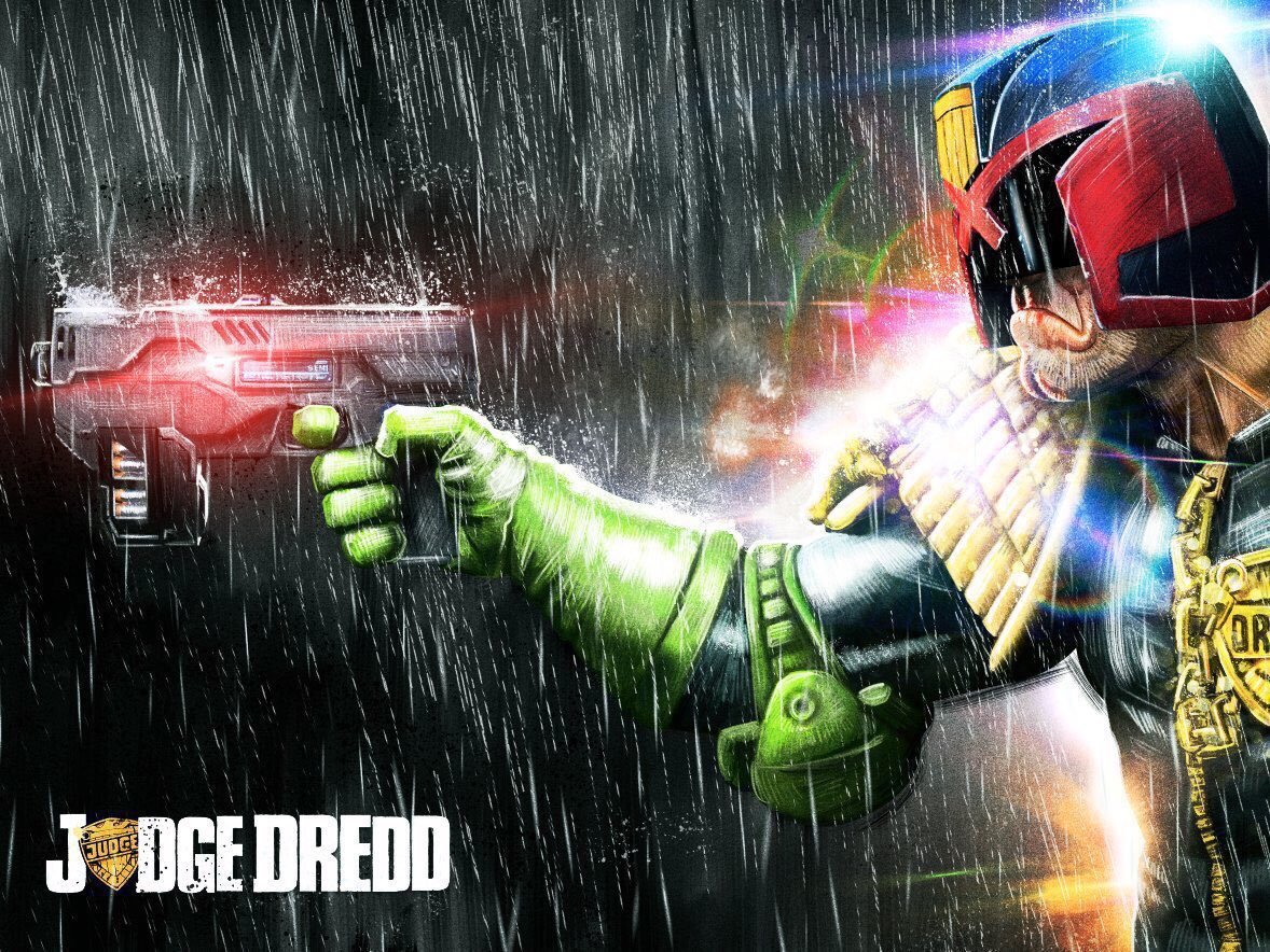 sicarpenterart's tweet image. #Dredd illustration I did a while back @2000AD #Prog2000