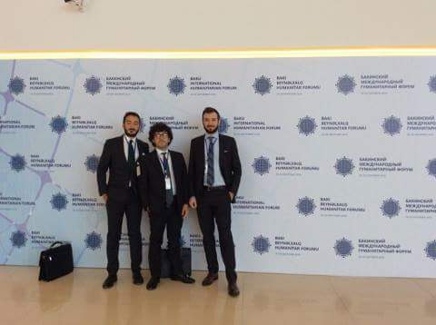NododiGordio's tweet photo. Incontri con gli amici del Nodo all'Humanitarian #BakuForum 2016 #Azerbaigian https://t.co/jCSdiMVB7L