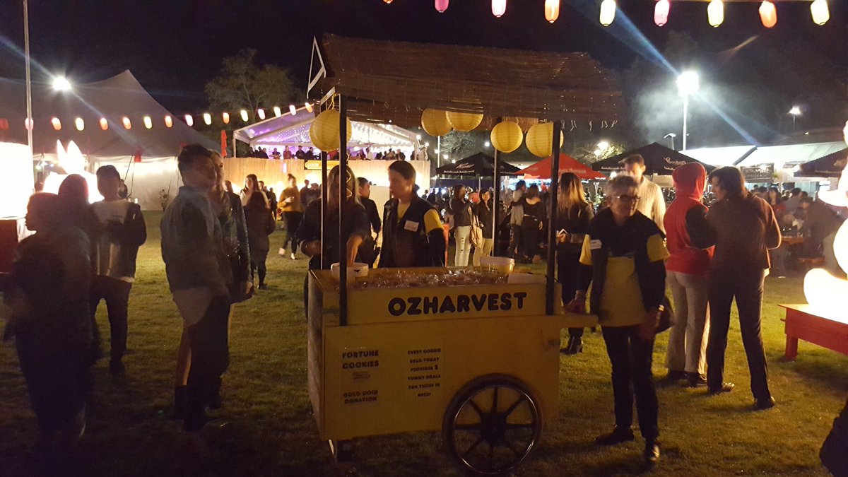 OzHarvestSA's tweet photo. In a couple of minutes the @OzAsiaFestival #GoodFortuneMarket will be back open &amp; we're ready to bring fortune to #Adelaide! $1 = 2 meals... https://t.co/Qwfo1ng81s