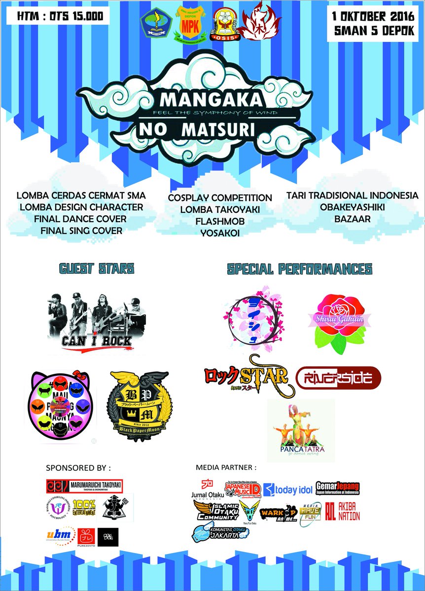 Ini dia kegiatan-kegiatan yang akan ada besok di acara Manoma2 , Ayo ayo semuanya dateng besok....^-^