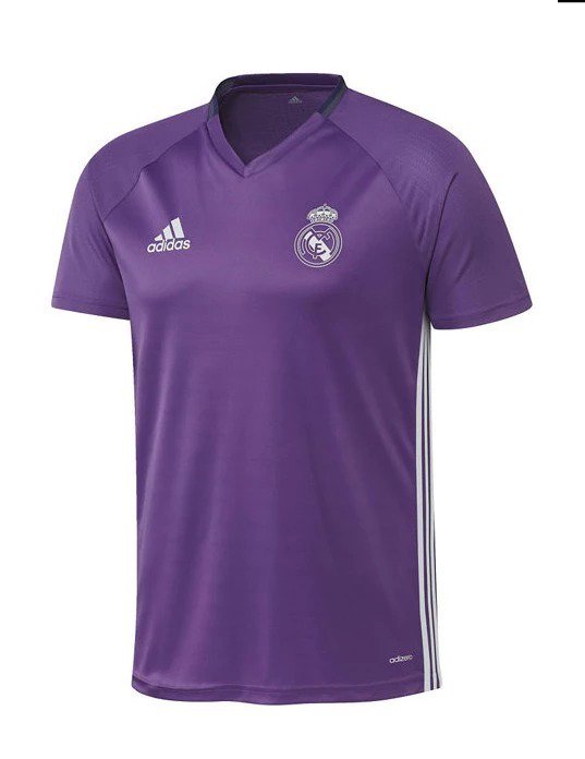 bit.ly/2cbtJTP 2016/2017 CAMISETA ENTRENAMIENTO REAL MADRID PÚRPURA
