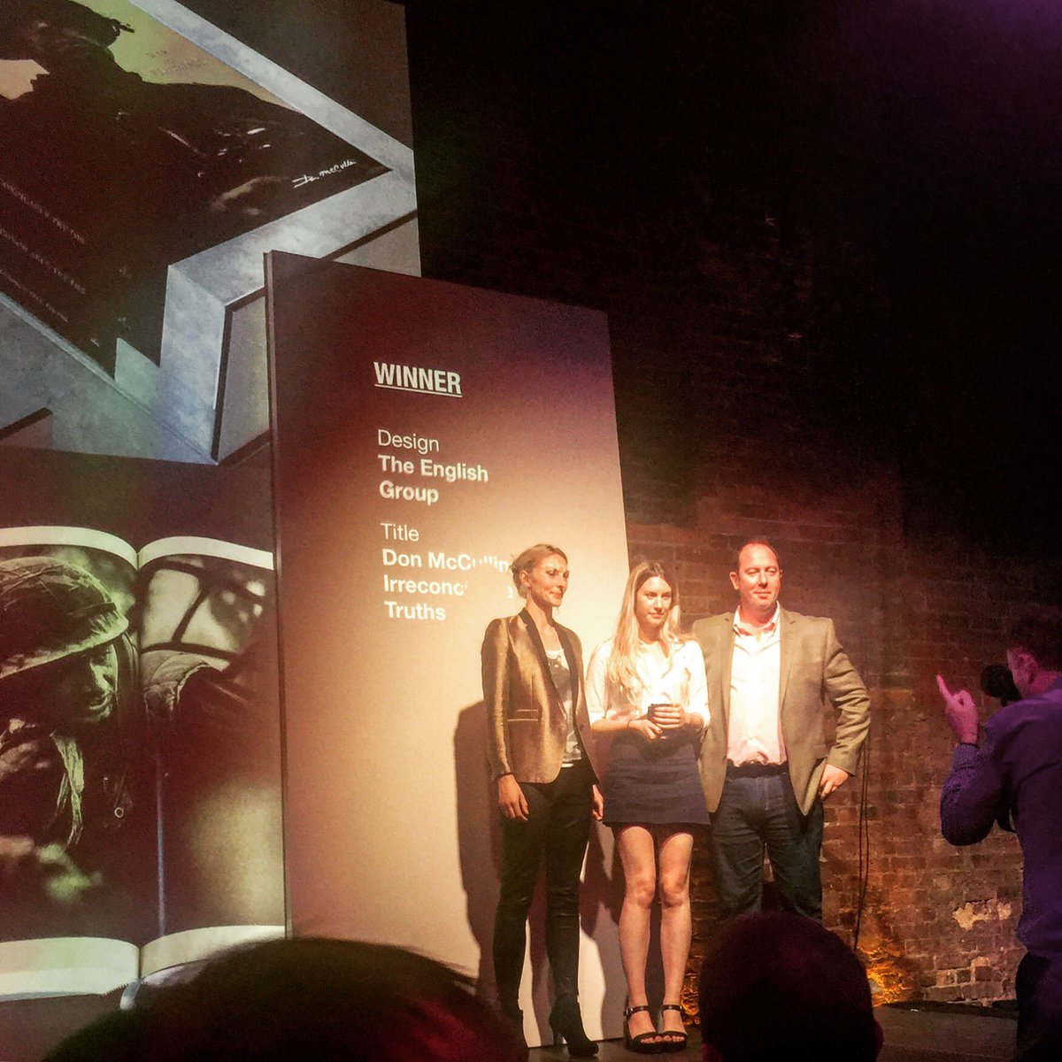 It's <a href="/ktjanewood/">Katherine Jane Wood</a> and <a href="/Alice_Taylor11/">Alice Taylor</a> accepting two of our four awards yesterday evening at the <a href="/Antalis_UK/">Antalis</a> The Review design &amp; print awards
