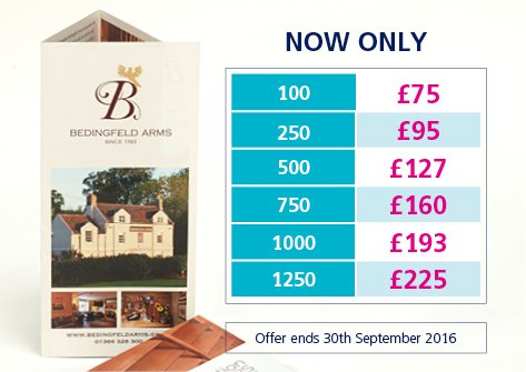 Today's your last chance to grab a fantastic offer on #A4 #TriFold #Leaflets