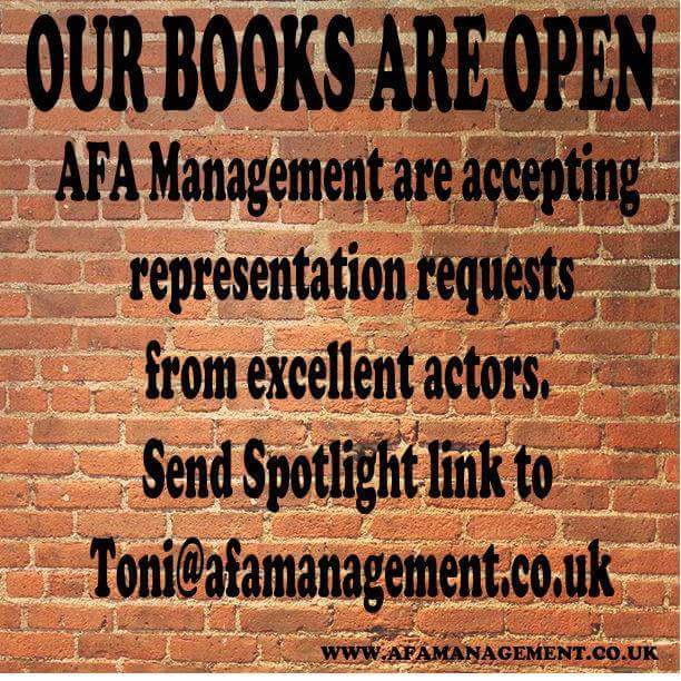 AFAManagement's tweet photo. Hard working #actors our #agency are temp open. #actorslife @SpotlightUK @CNI_UK @castingcallpro email spotlight link https://t.co/BmD6xGNxuG