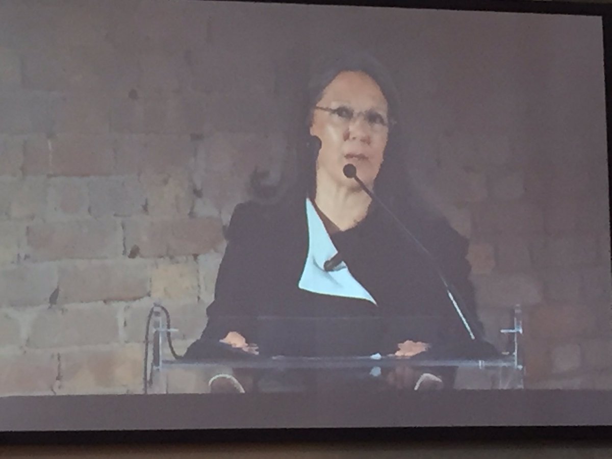 lanzigiuseppe's tweet photo. Catia @bastioli di @Novamont apre convegno Riconnettere economia e società attraverso l'innovazione #MaterBiotech #rigenerazioneterritoriale https://t.co/OXSlZP3WYZ