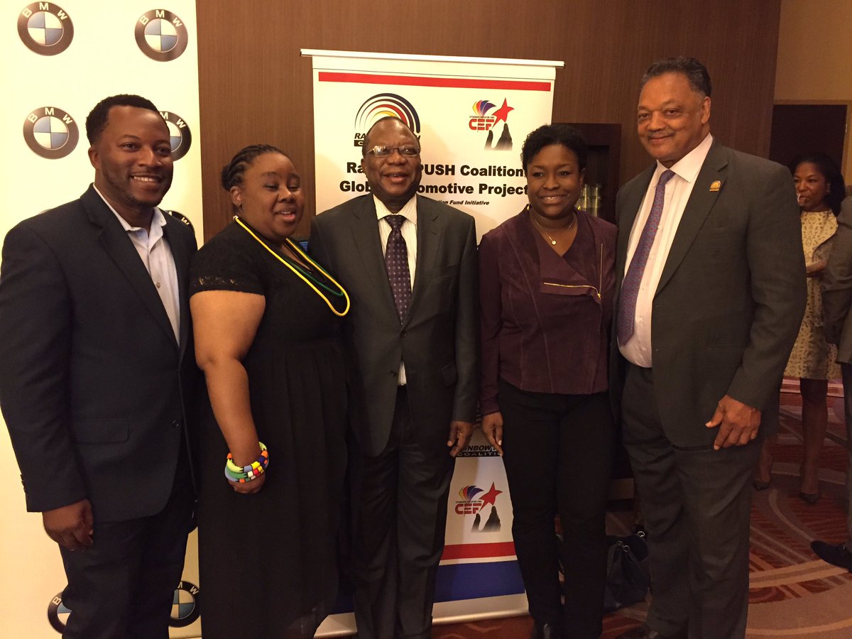 RevJJackson's tweet photo. ICYMI: Last night's 17th Annual Intl Global Auto Summit reception honoring Ambassador MJ Mahlangu.Thank you to our Sponsor @BMW. #RPCGAS2016 https://t.co/m51txKEmIi