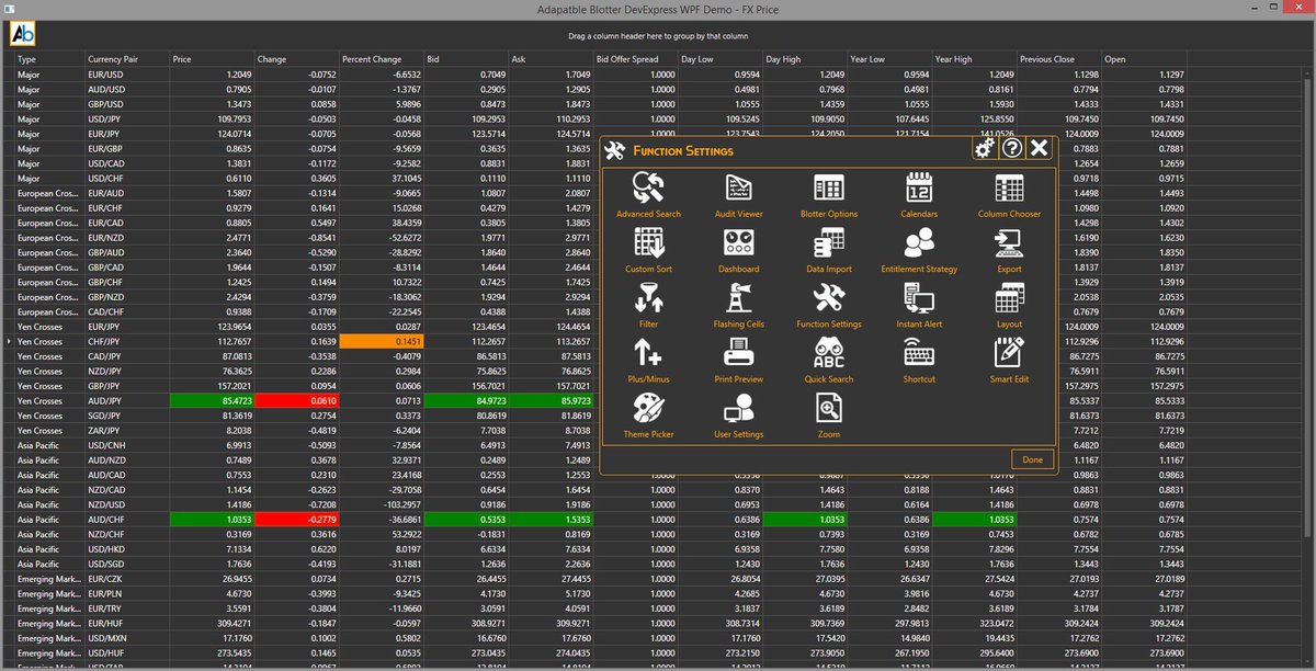 AdaptableTools's tweet image. #AdaptableBlotter #fx and #trading users telling us not a happy friday; lots of red on their screens, primarily due to #Deutsche troubles...