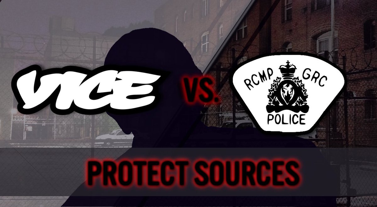 .<a href="/BMakuch/">Ben Makuch</a> from <a href="/vicecanada/">VICE Canada</a> is fighting to protect a source from the RCMP. Sign the petition: bit.ly/2dfug8v #CdnPoli #PressFreedom