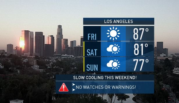 It will be a cooler start to October. Below normal temps arrive by late weekend, early next week. @NBCLA