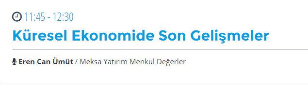 Araştırma Müdürümüz <a href="/ErenCanumut/">Eren Can Umut</a> #forexpo'da  Yarın "Küresel Ekonomide Son Gelişmeler" Konulu sunum yapacak..
goo.gl/6vn021