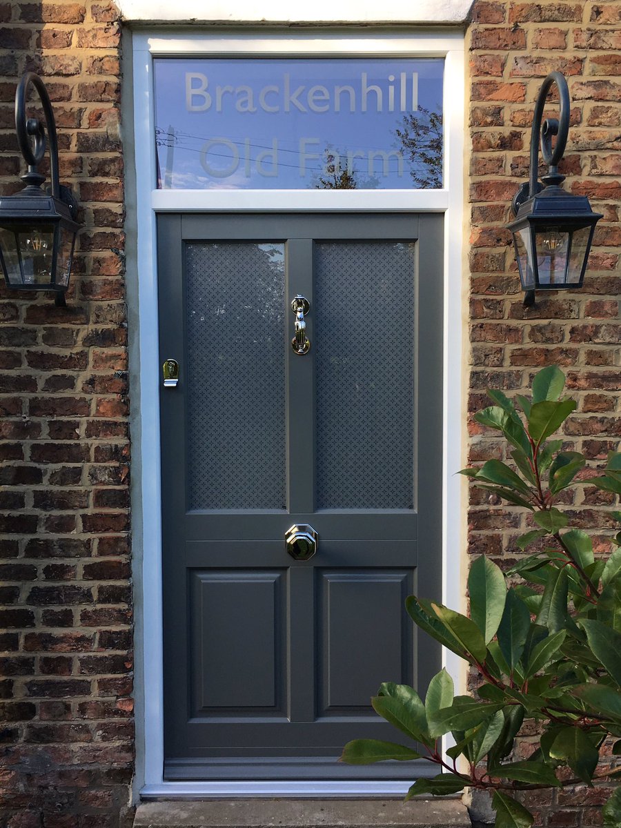 Get in touch if you like this Kingston style  #frontdoor painted in London grey &amp; fitted with  <a href="/Samuel_Heath/">Samuel Heath</a>  hardware