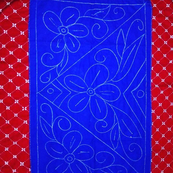 KhanShuchi's tweet photo. Hand stitch  baby Quielt / Nakshi Katha https://t.co/fhuWrp15rv