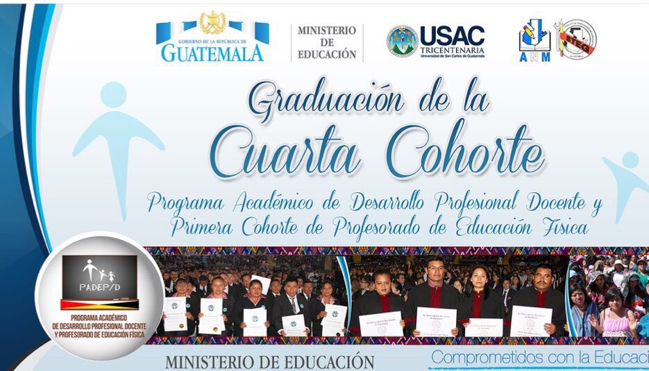 MineducGT's tweet photo. @MineducGT Todo listo para iniciar con la Graduación de la Cuarta Cohorte Docentes de #PADEPD y #PADEPDEF https://t.co/OgDrBrRVPs