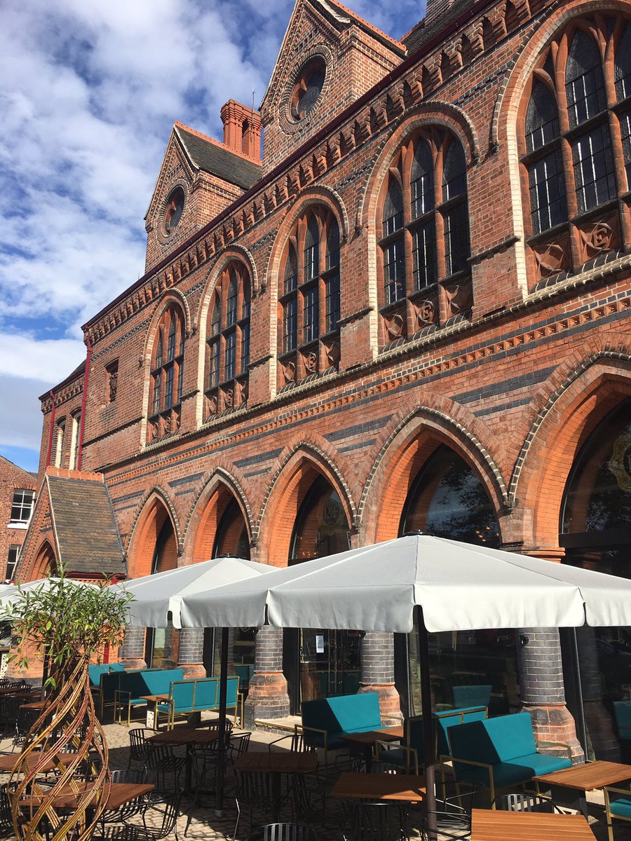 Old Town Hall,Knutsford designed by Alfred Waterhouse, where General Patton warned about the