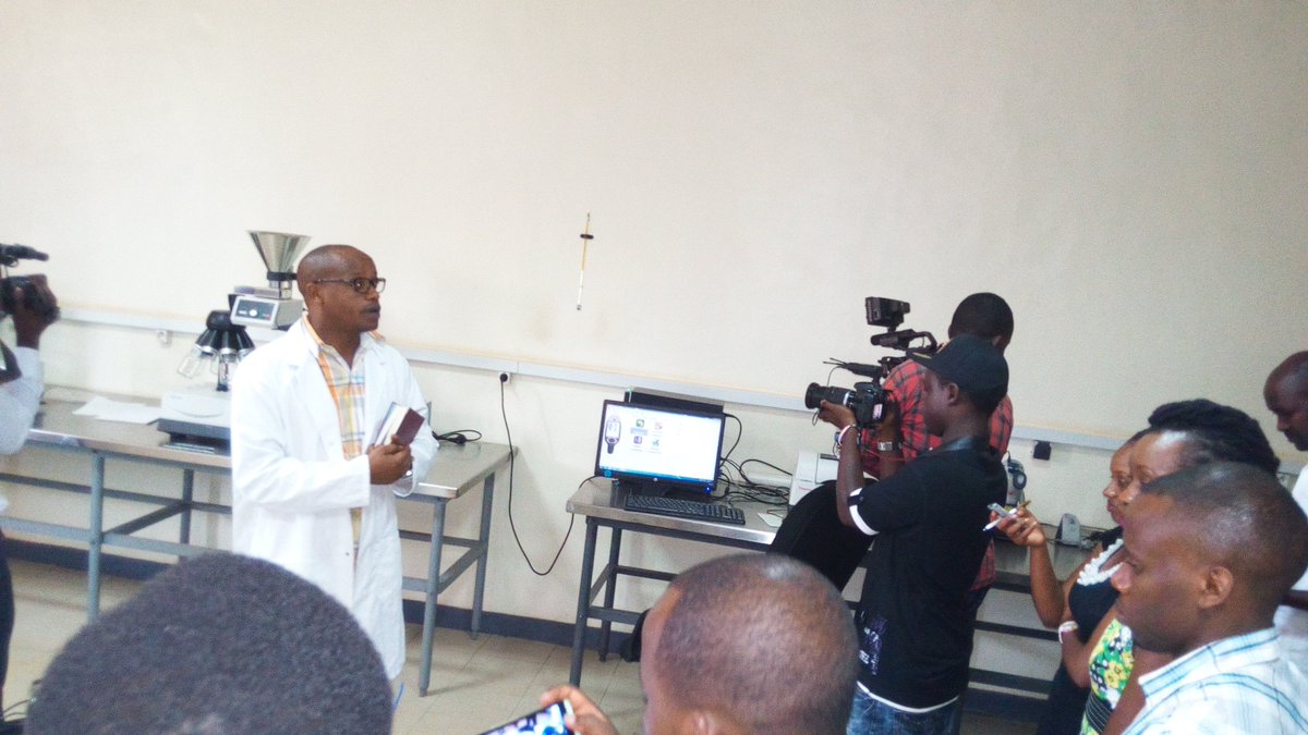 Jrnalists made a tour of cons materials quality testing and metrology labs to be briefed on the testing capacity available <a href="/MarkBagabe/">Mark Bagabe</a>