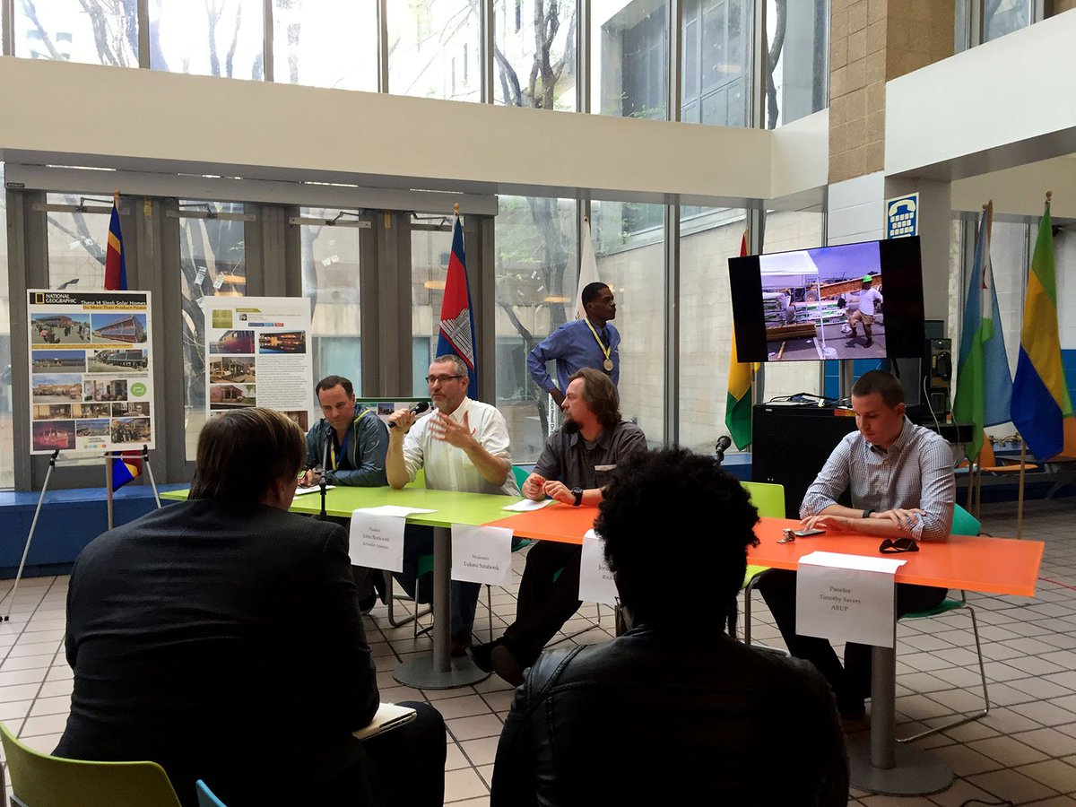 TeamDURA_SD's tweet photo. Sponsors speaking at the Panel 2:From left to right: Rob Ashmore, John Rockwell, Faculty Lukasz Sztaberek and Timothy Savery. https://t.co/tM3nEti3Tr