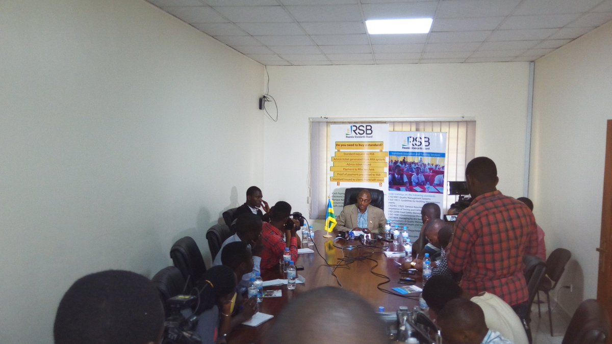 <a href="/MarkBagabe/">Mark Bagabe</a> , DG of <a href="/rwandastandards/">Rwanda Standards Board</a> informed the media that the quality of cons materials matters and will always be emphasized