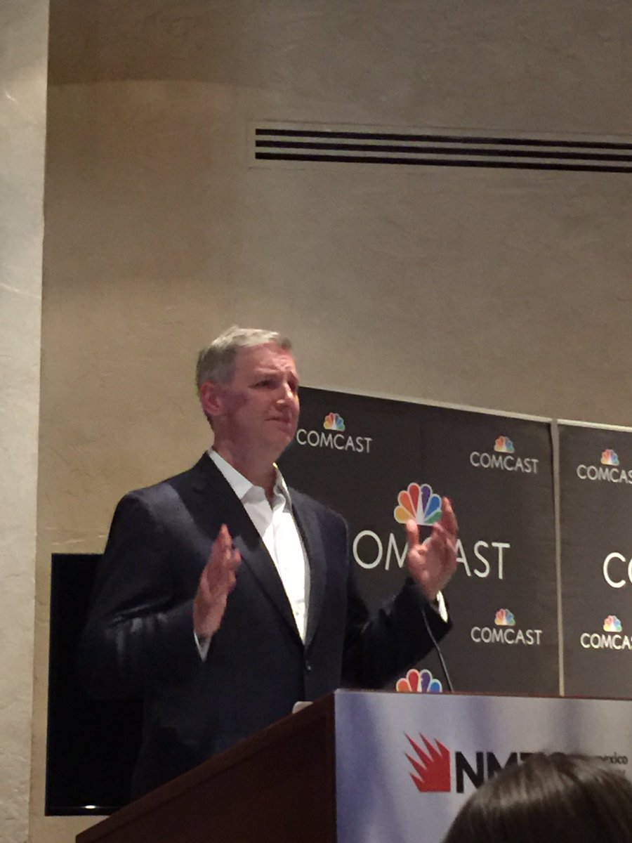 shawnadamson's tweet photo. "Leveraging technology to improve the customer experience" Scott Alcott Comcast CIO @comcastbusiness  #experienceITnm https://t.co/R7qXYVNjhs