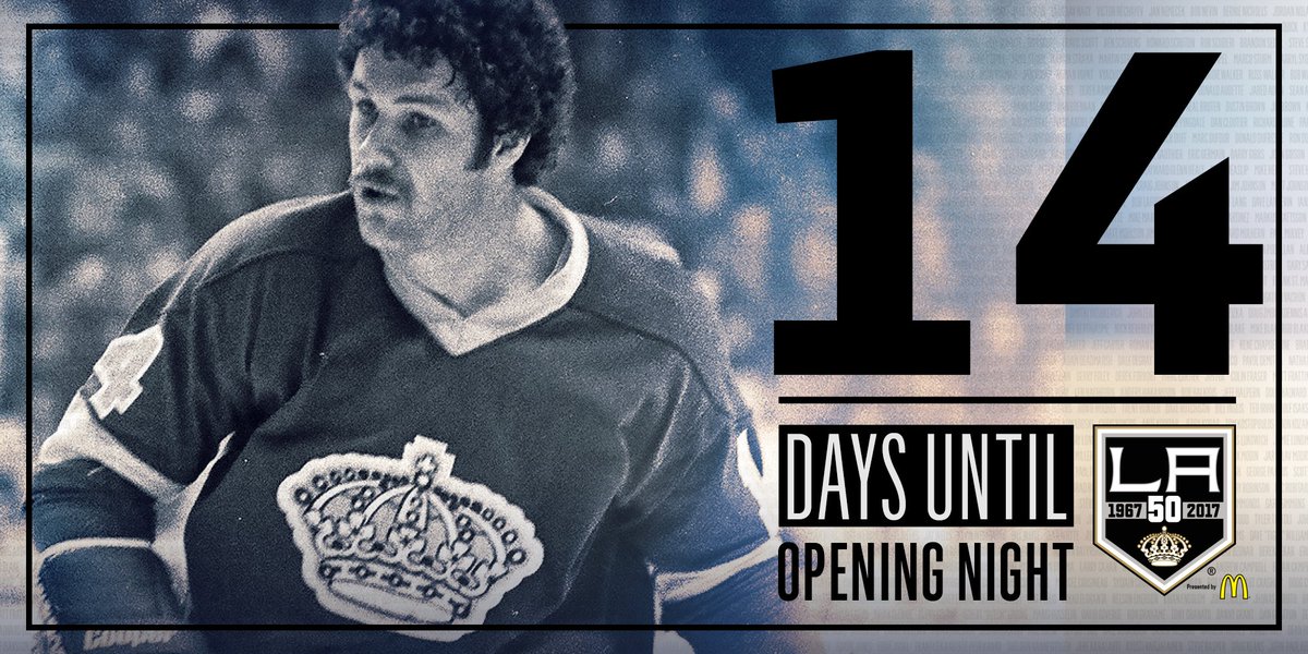 LAKings's tweet photo. Dave Schultz days left. #LAKings50 https://t.co/C7T8h3Kvb9