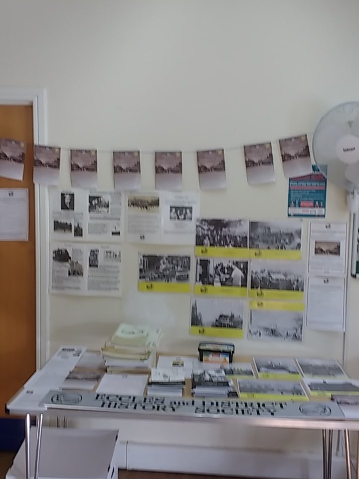 At #Salford #localhistory fair with #Eccles &amp; District History Soc. #LangworthyCornerstone 10 til 4 Saturday