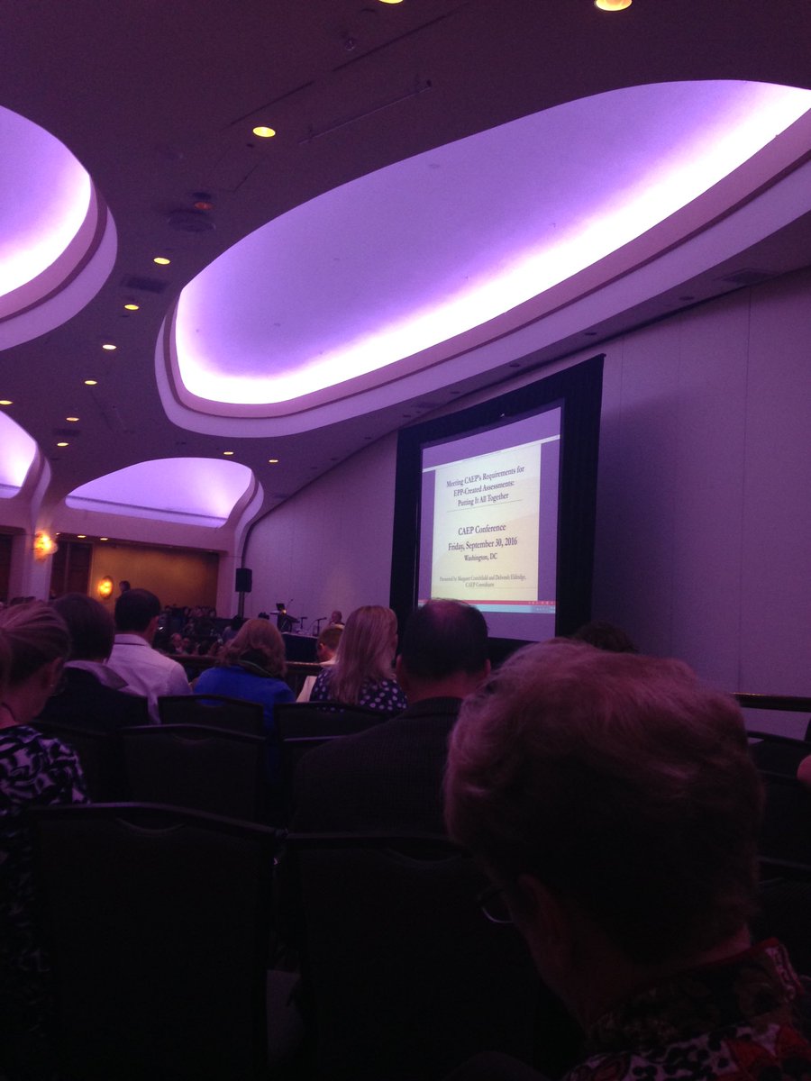 ahprillhart's tweet photo. A full day of learning at CAEP Con 2016! @MilliganEducat1 https://t.co/m0wyPpiGjH