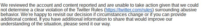 rheawolfson's tweet image. Honestly @twitter what the hell is a violation of your rules then?