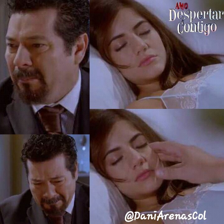 DaniArenasCol's tweet image. collages5 #Cap39 @despertarcontv Othón llora de tristeza al ver a su hija Maia en ese estado 😭 @elavelden @EnocLeano @Canal_Estrellas 😢