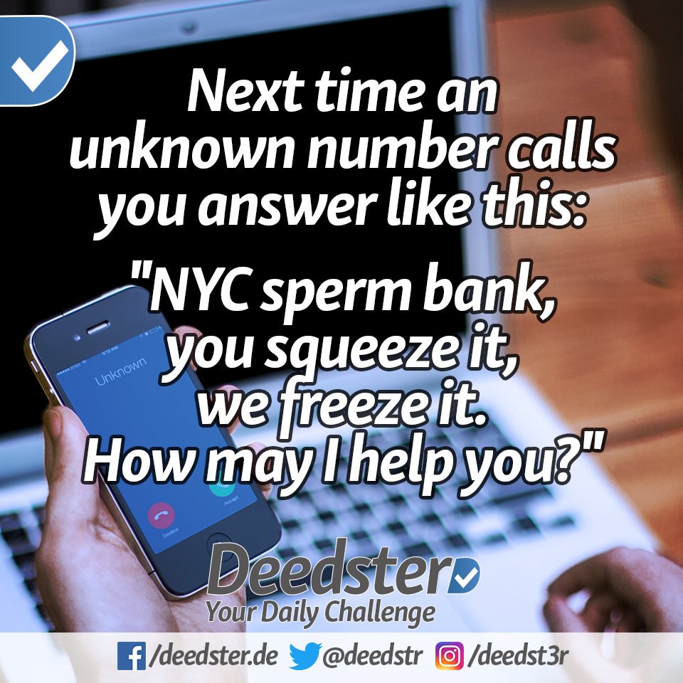 Deedstr's tweet image. More on deedster.de #DeedsNotWords #challengeaccepted #challenge #justdoit #tgif #friday #BIGBANG #sex #debatenight #cloud #love