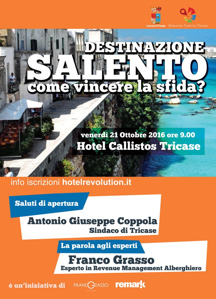 callistoshotel's tweet photo. Destinazione Salento: come vincere la Sfida? #Salento #destinazioneturistica #Revenue #FrancoGrasso https://t.co/K2PV76zmWl